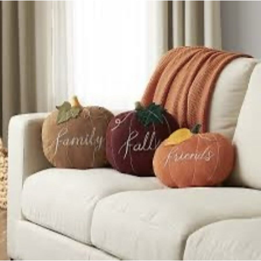 Kohls Fall Throw Pillows Celebrate Together Family 3 Pack Set Friend Family‎